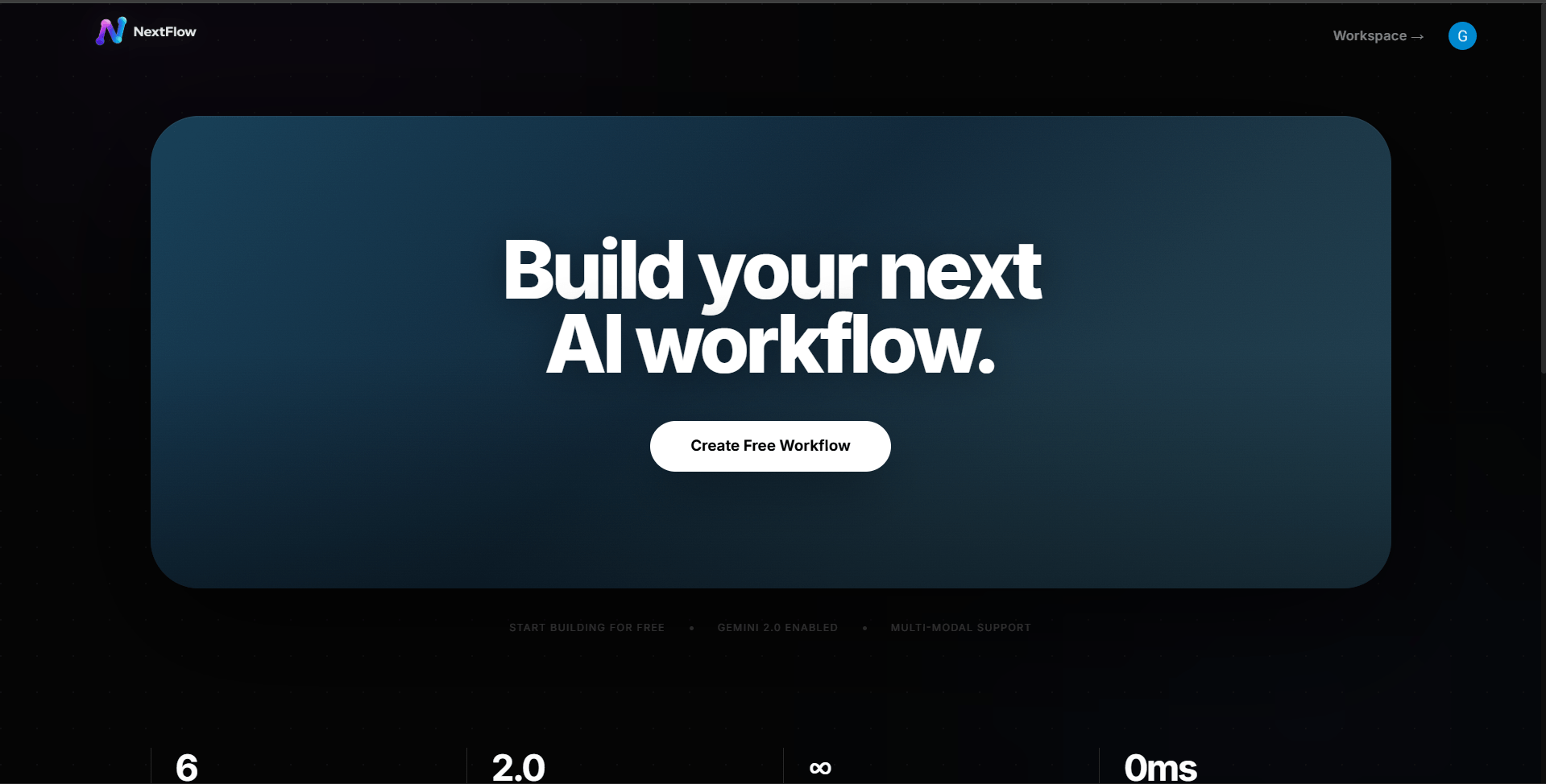 NextFlow — LLM Workflow Builder